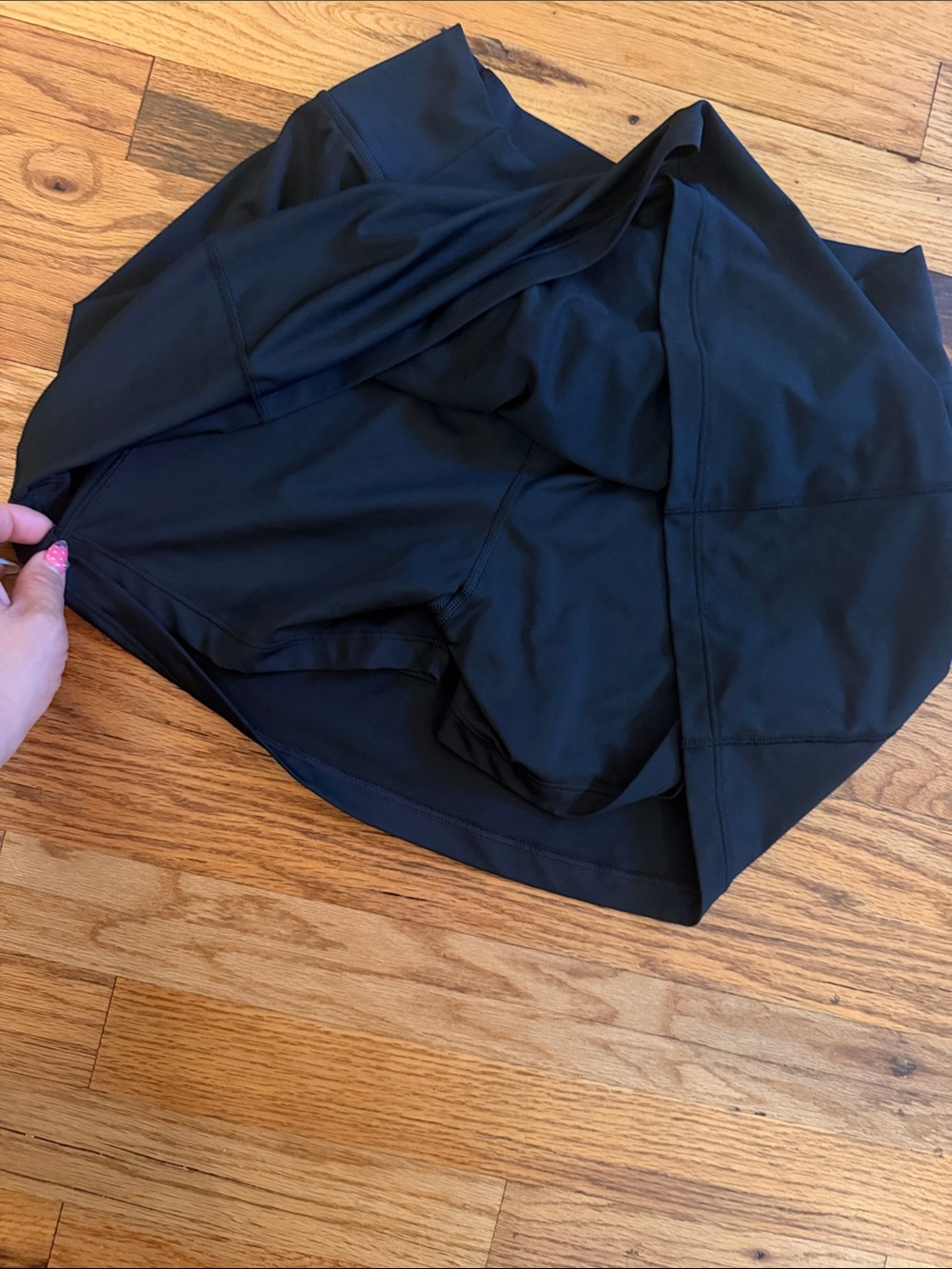 adidas Black Athletic Tennis Skort with Logo - Picture 4 of 4